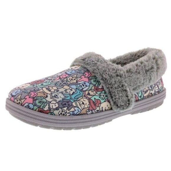SKECHERS WOMEN SZ 8 BOBS TOO COZY POOCH PARADE 33351/GYMT SLIPPERS NIB - Picture 10 of 15